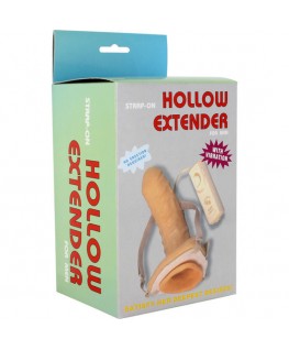SEVENCREATIONS STRAP-ON HOLLOW EXTENDER VIBRATING