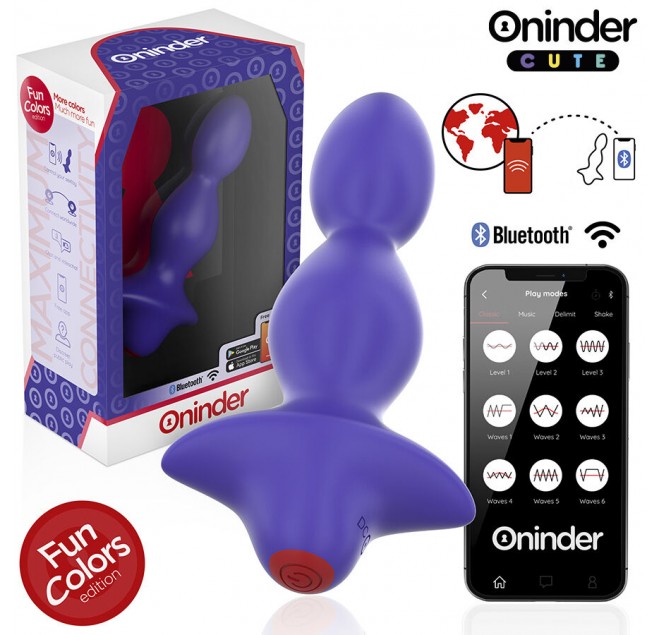 ONINDER CUTE - DILATATORE ANALE VIBRANTE LOVE BUTT - APP GRATUITA IN TUTTO IL MONDO