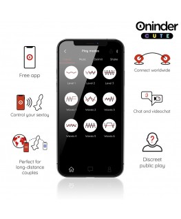 ONINDER CUTE - DILATATORE ANALE VIBRANTE LOVE BUTT - APP GRATUITA IN TUTTO IL MONDO