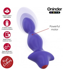 ONINDER CUTE - DILATATORE ANALE VIBRANTE LOVE BUTT - APP GRATUITA IN TUTTO IL MONDO
