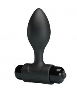 PRETTY LOVE - VIBRA BUTT 10 VIBRAZIONI PLUG ANALE NERO