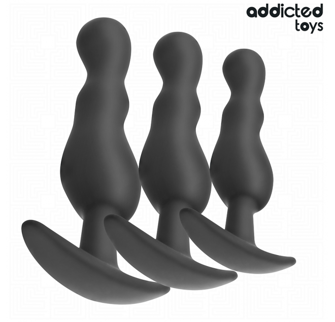 ADDICTED TOYS - SET DI 3 TAPPI ANALI MODELLO 1