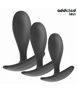 ADDICTED TOYS - SET DI 3 TAPPI ANALI MODELLO 2