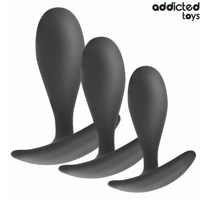 ADDICTED TOYS - SET DI 3 TAPPI ANALI MODELLO 2