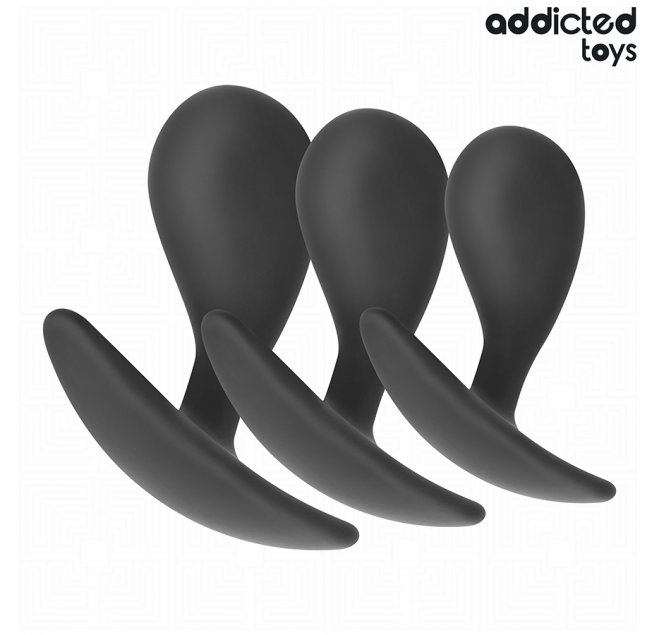 ADDICTED TOYS - SET DI 3 TAPPI ANALI MODELLO 3
