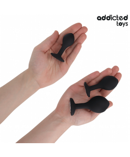 ADDICTED TOYS - SET DI 3 TAPPI ANALI CON GIOIELLO