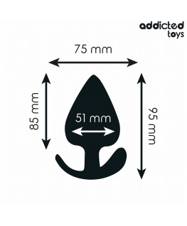 ADDICTED TOYS - TAPPO ANALE TAGLIA XL 9.5 CM