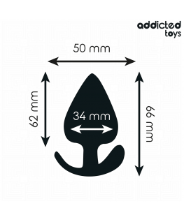 ADDICTED TOYS - TAPPO ANALE TAGLIA M 6,6 CM