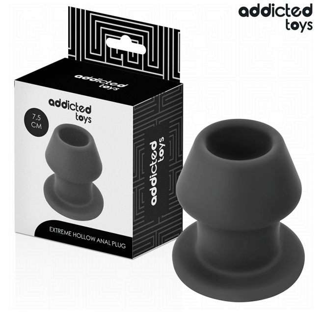ADDICTED TOYS - EXTREME HOLLOW ANAL PLUG TAGLIA S 7,5 CM