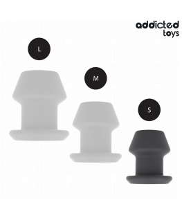 ADDICTED TOYS - EXTREME HOLLOW ANAL PLUG TAGLIA S 7,5 CM