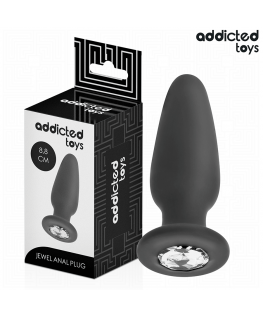 ADDICTED TOYS - PLUG ANALE CON GIOIELLO TAGLIA S 8,8 CM