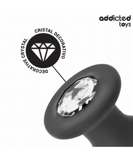 ADDICTED TOYS - PLUG ANALE CON GIOIELLO TAGLIA S 8,8 CM