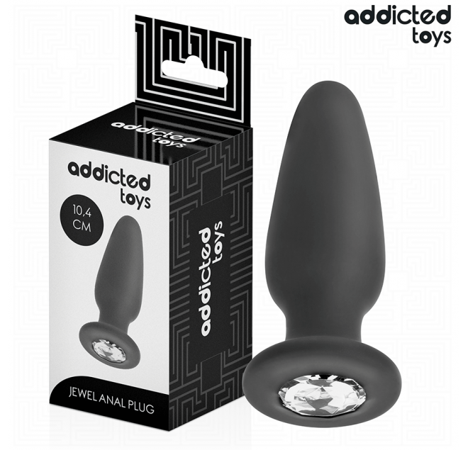ADDICTED TOYS - PLUG ANALE CON GIOIELLO TAGLIA M 10,4 CM