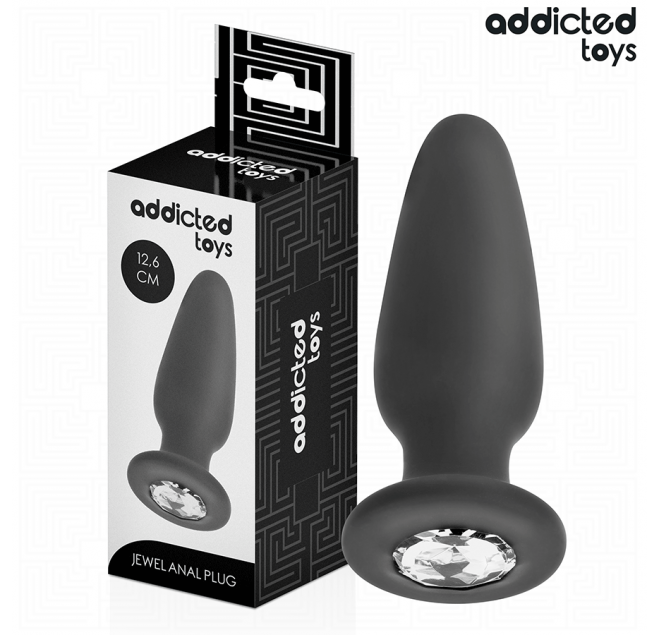 ADDICTED TOYS - PLUG ANALE CON GIOIELLO TAGLIA L 12,6 CM