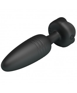 PRETTY LOVE - TARION PLUG ANALE CON LUCE LED NERO 12,5 CM