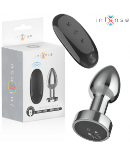 INTENSE - PLUG ANALE 10 VIBRAZIONI METALLO CON TELECOMANDO S