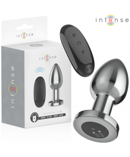 INTENSE - PLUG ANALE 10 VIBRAZIONI METALLO CON TELECOMANDO L