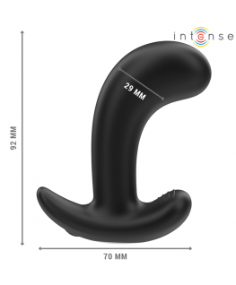 INTENSE - CHANDLER ANAL PLUG 10 VIBRAZIONI NERO TELECOMANDO