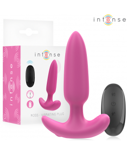 INTENSE - ROSS ANAL PLUG 10 VIBRAZIONI ROSA TELECOMANDO