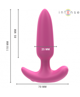 INTENSE - ROSS ANAL PLUG 10 VIBRAZIONI ROSA TELECOMANDO