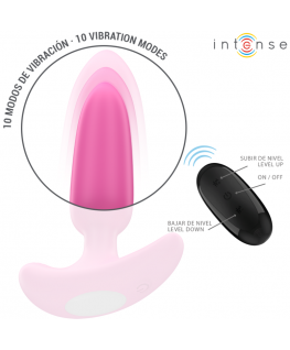 INTENSE - ROSS ANAL PLUG 10 VIBRAZIONI ROSA TELECOMANDO