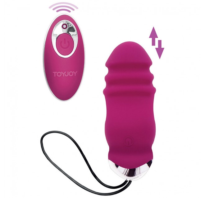 TOYJOY - VIBRATORE FUCSIA HAPPINESS SUNN SIDE UP AND DOWN CON TELECOMANDO