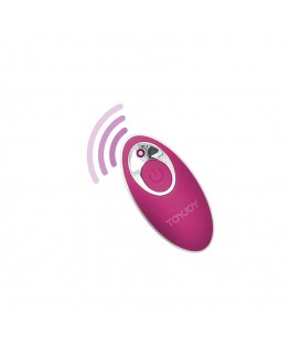 TOYJOY - VIBRATORE FUCSIA HAPPINESS SUNN SIDE UP AND DOWN CON TELECOMANDO