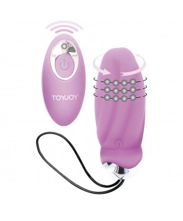 TOYJOY - VIBRATORE ROSA CON TELECOMANDO PER LA FELICITÀ CHE MI FAI CREPUSCOLARE