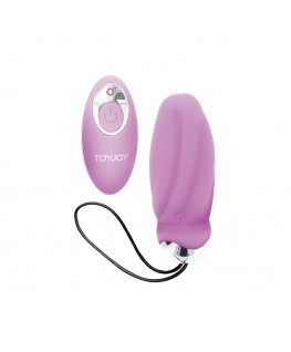 TOYJOY - VIBRATORE ROSA CON TELECOMANDO PER LA FELICITÀ CHE MI FAI CREPUSCOLARE