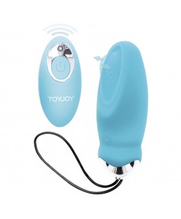 TOYJOY - VIBRATORE HAPPINESS SONO COSÌ EGGCITED CON TELECOMANDO BLU