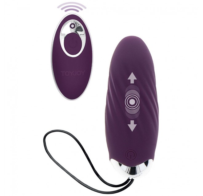 TOYJOY - FELICITÀ KNOCK KNOCK EGGSTAVAGANT VIBRATORE TELECOMANDO VIOLA