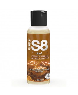 STIMUL8 - S8 LUBRIFICANTE 4 IN 1 AL CIOCCOLATO E CARAMELLO SALATO 125 ML