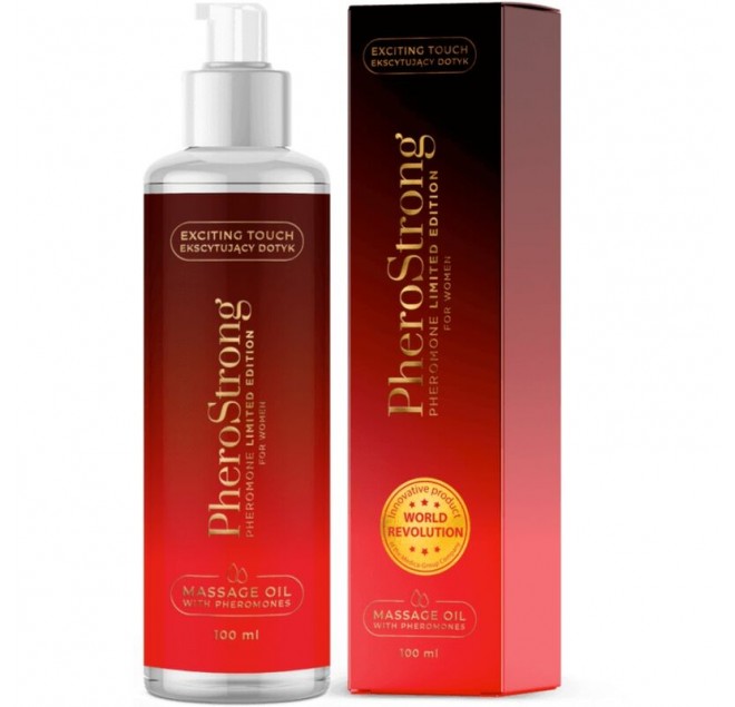 PHEROSTRONG - OLIO DA MASSAGGIO EDIZIONE LIMITATA PER DONNE 100 ML