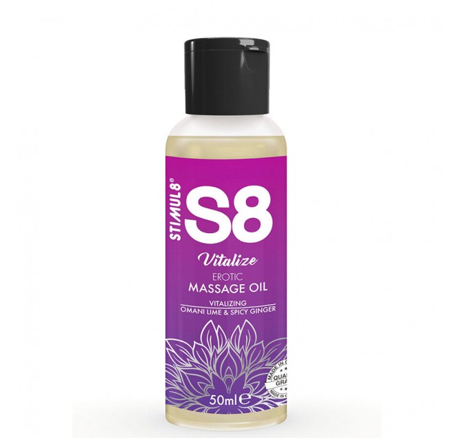 STIMUL8 - S8 VITALIZE OLIO PER MASSAGGIO EROTICO LIME 50 ML