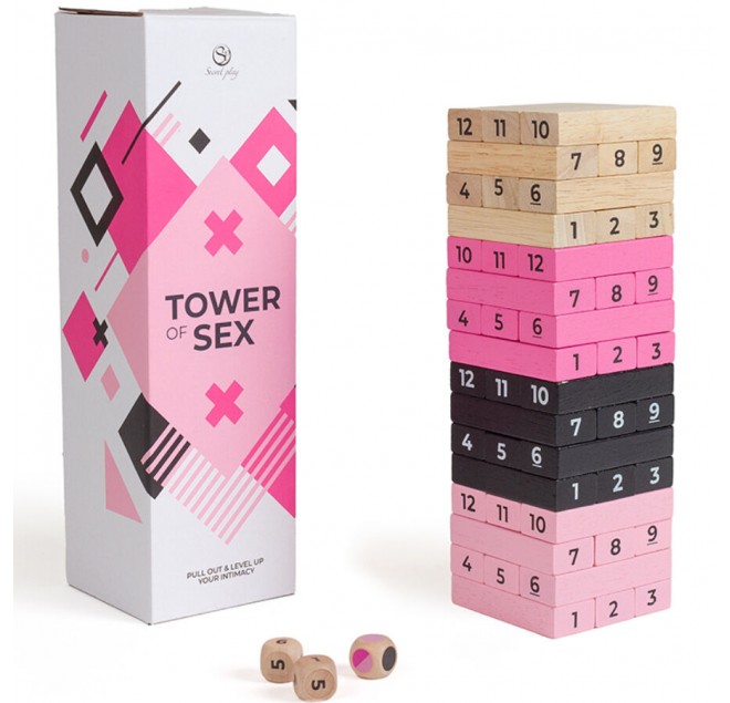 SECRETPLAY - GIOCO IN LEGNO TORRE DEL SESSO