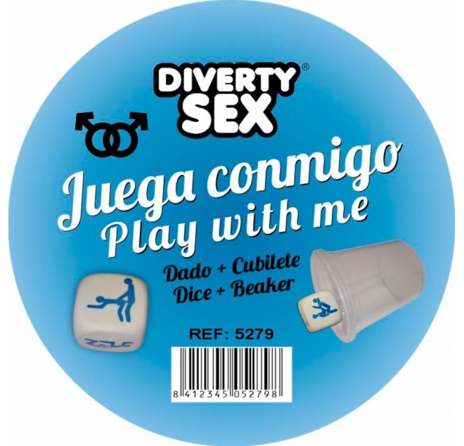 DIABLO PICANTE - DADI BIANCHI DURI CON POSIZIONI DEGLI UOMINI E CUBO