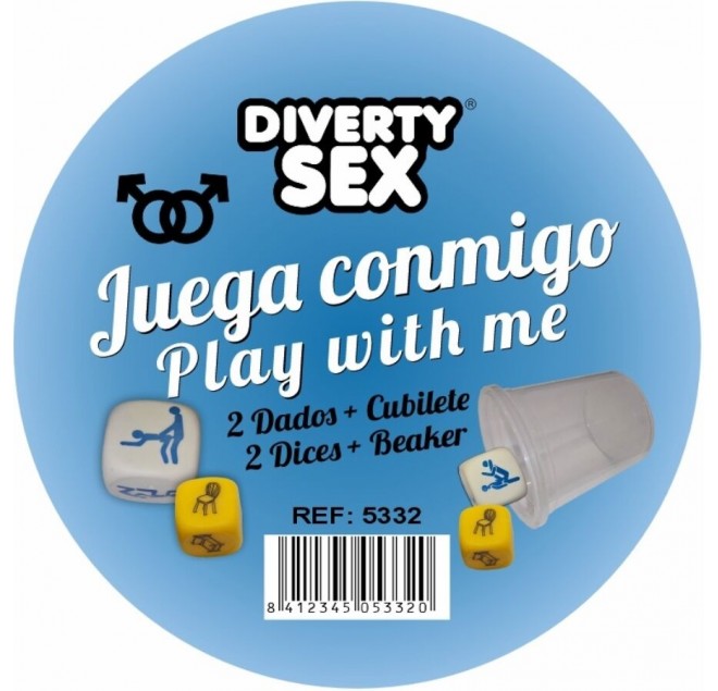 DIABLO PICANTE - GIOCO DI DADI POSIZIONE + POSIZIONI PER UOMINI CON COPPA