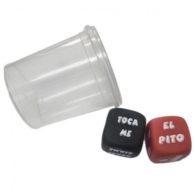 DIABLO PICANTE - GIOCO DI DADI VERBO + PARTE DEL CORPO CON COPPA