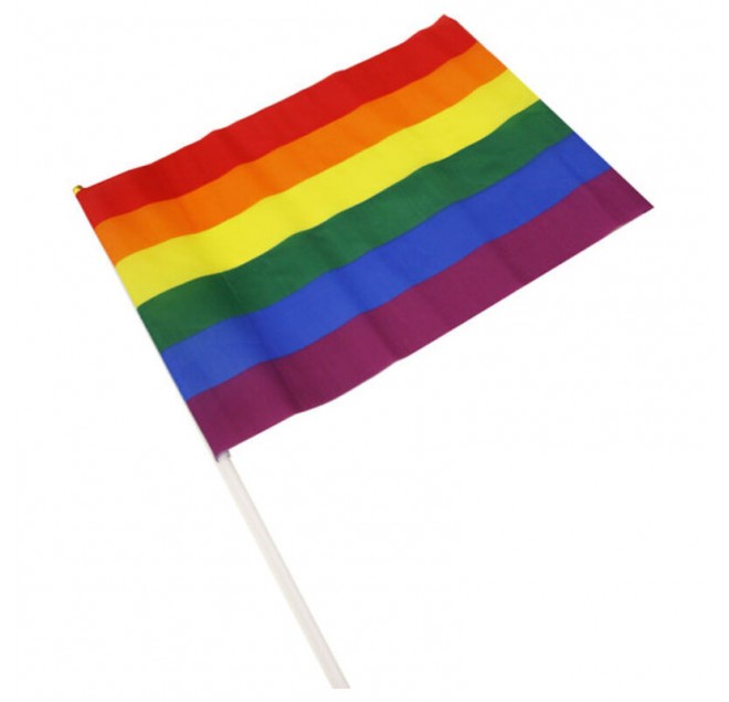 PRIDE - GRANDE PENNA BANDIERA LGBT