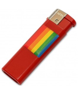 PRIDE - FUCSIA CHIARO CON BANDIERA LGBT