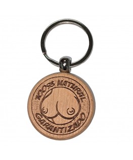 DIABLO PICANTE - PORTACHIAVI IN LEGNO A FORMA DI SENO