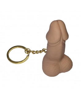 DIABLO PICANTE - PORTACHIAVI FISCHIO A FORMA DI PENE COLOR CARNE