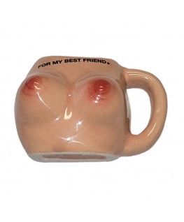 DIABLO PICANTE – MAGNETE PER IL SENO IN TAZZA DI CERAMICA “PER LA MIA MIGLIORE AMICA”