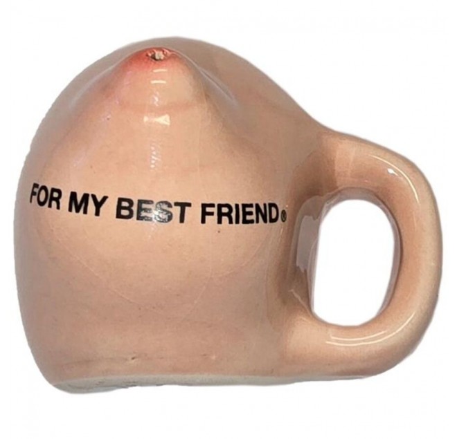 DIABLO PICANTE – MAGNETE PER IL SENO SU UNA TAZZA DI CERAMICA “PER LA MIA MIGLIORE AMICA”