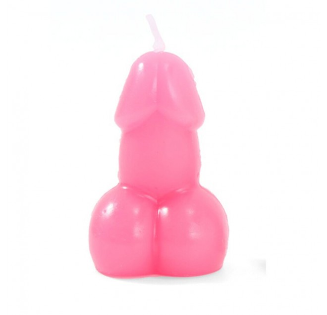 DIABLO PICANTE - CANDELA A FORMA DI PENE COLOR FUCSIA