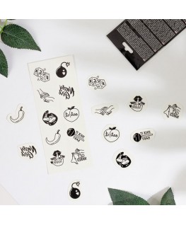 SECRET PLAY - SET DI 10 TATUAGGI TEMPORANEI DELLA COLLEZIONE SPICY