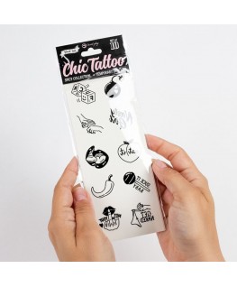 SECRET PLAY - SET DI 10 TATUAGGI TEMPORANEI DELLA COLLEZIONE SPICY