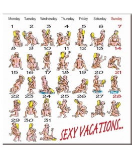 DIABLO PICANTE - MAGNETE CLAENDARIO KAMASUTRA