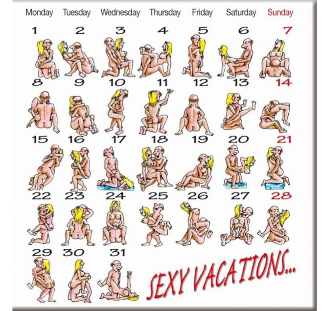 DIABLO PICANTE - MAGNETE CLAENDARIO KAMASUTRA