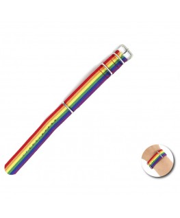 PRIDE - BRACCIALETTO CON BANDIERA ARCOBALENO